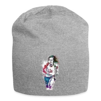 Runner sport art #runner #sport #jogging - Bonnet en jersey - gris chiné - Devant