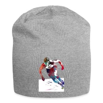 Patinage de vitesse, sport, art #skating - Bonnet en jersey - gris chiné - Devant