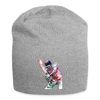 Cricket-Sportkunst #cricket - Jersey-Beanie - Grau meliert - Vorne