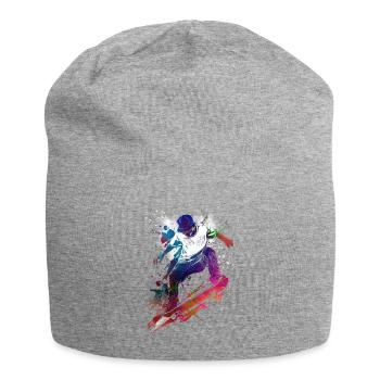 Skateboard sport art #skate #skateboard #sport - Bonnet en jersey - gris chiné - Devant
