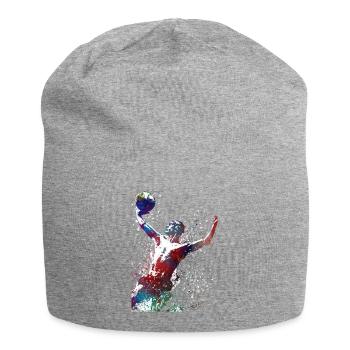 #sport #waterpolo sport de water-polo - Bonnet en jersey - gris chiné - Devant