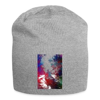 Kajaksport Kunst#Kajakfahren - Jersey-Beanie - Grau meliert - Vorne