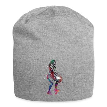 Articles de sport de fitness #fitness - Bonnet en jersey - gris chiné - Devant