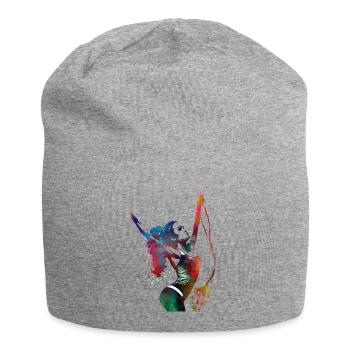Articles de sport de fitness #fitness - Bonnet en jersey - gris chiné - Devant