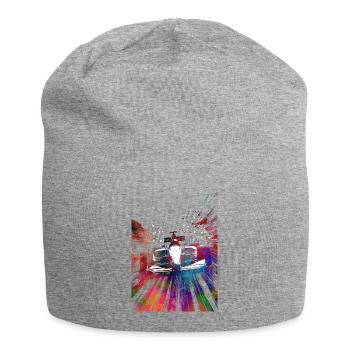 Cars racing #racing #sport - Jersey Beanie - heather grey - Front