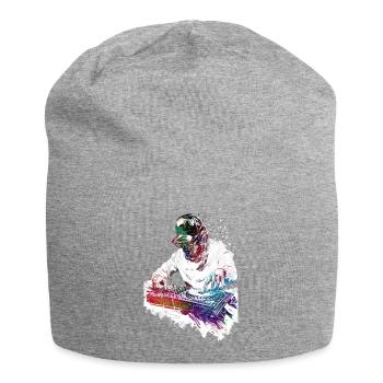 DJ music console - Jersey Beanie - heather grey - Front