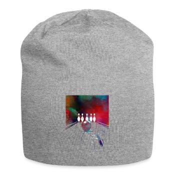 Bowling sportif - Bonnet en jersey - gris chiné - Devant