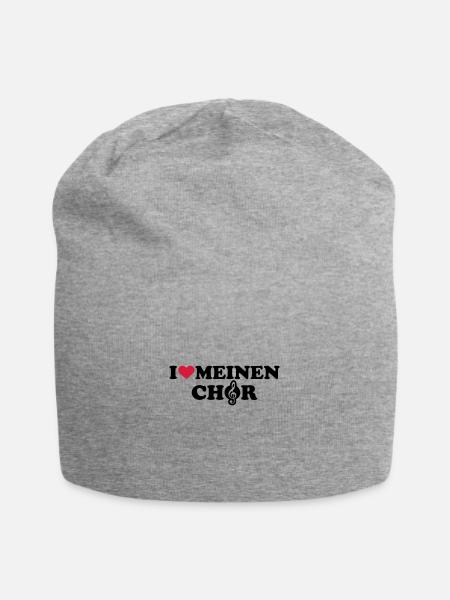Chor - Jersey-Beanie - Grau meliert