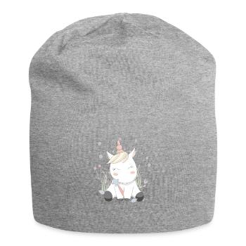 Unicorn wand | unicorn - Jersey Beanie - heather grey - Front