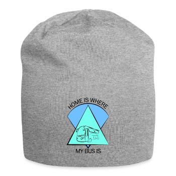 Bus Bus Driver School Bus Bus Bus Bus Driver - Jersey Beanie - heather grey - Front