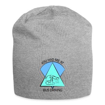 Bus Bus Driver School Bus Bus Bus Bus Driver - Jersey Beanie - heather grey - Front
