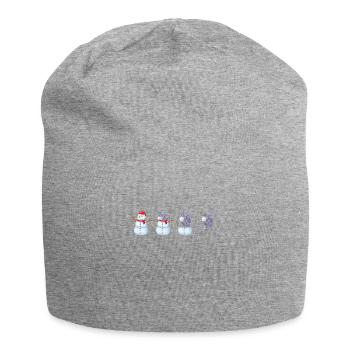 Spring | Spring | Flower | Flowers | Sunshine - Jersey Beanie - heather grey - Front