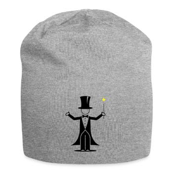 Conception d’assistant - Bonnet en jersey - gris chiné - Devant
