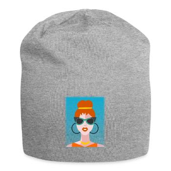 WIFE. DAUGHTER. ADOLESCENT. WOMEN'S DAY - Jersey Beanie - heather grey - Front