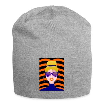 WIFE. DAUGHTER. ADOLESCENT. WOMEN'S DAY - Jersey Beanie - heather grey - Front