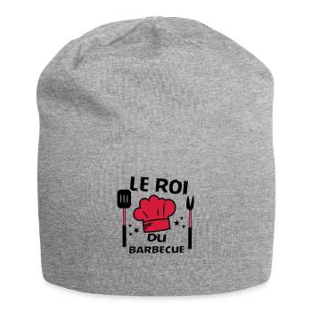 le roi du barbecue - Bonnet en jersey - gris chiné - Devant