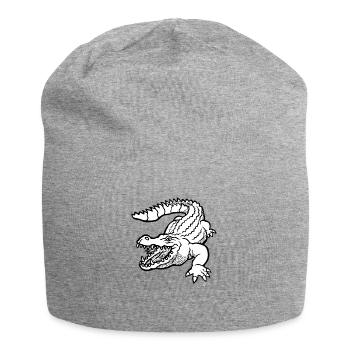 mal crocodile - Bonnet en jersey - gris chiné - Devant