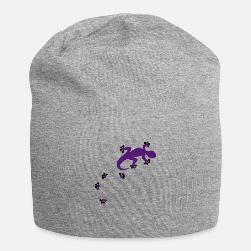 Gecko - 2c - Bonnet en jersey - gris chiné
