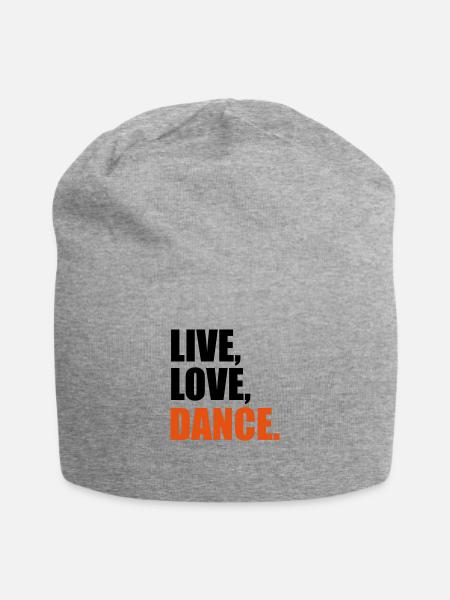 tanzen - Jersey-Beanie - Grau meliert
