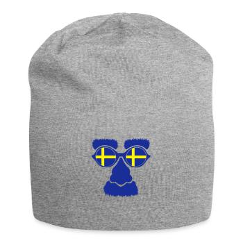 Suède Sweden - Bonnet en jersey - gris chiné - Devant