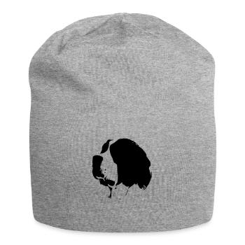 Sankt Bernhard - Jersey-Beanie - Grau meliert - Vorne