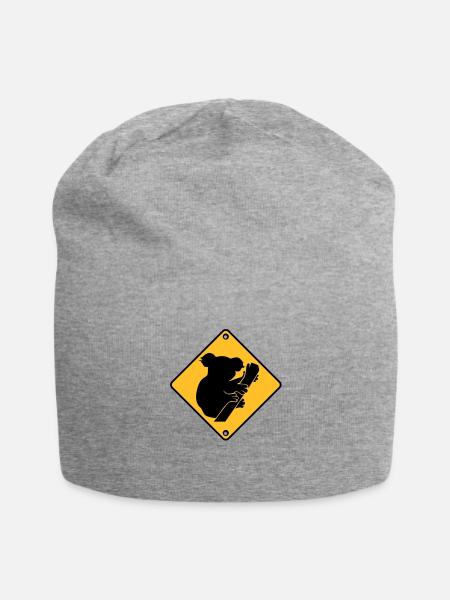 Koala - Jersey-Beanie - Grau meliert
