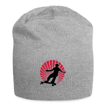 longboard - Jersey-Beanie - Grau meliert - Vorne