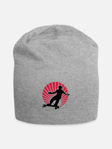 longboard - Jersey-Beanie - Grau meliert