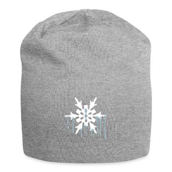 eau graffiti gouttes d'eau fondu cool victoire - Bonnet en jersey - gris chiné - Devant