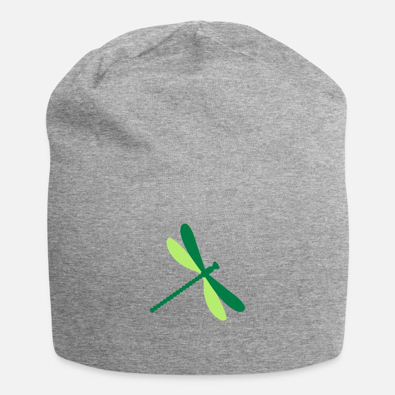 Libelle - Jersey-Beanie - Grau meliert