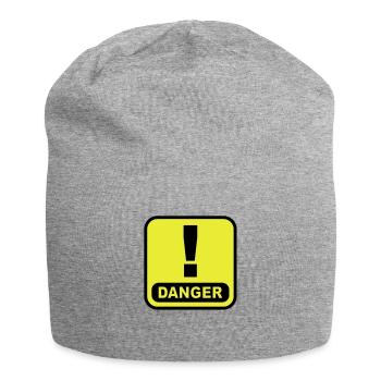 Danger Ausrugezeichen - Bonnet en jersey - gris chiné - Devant