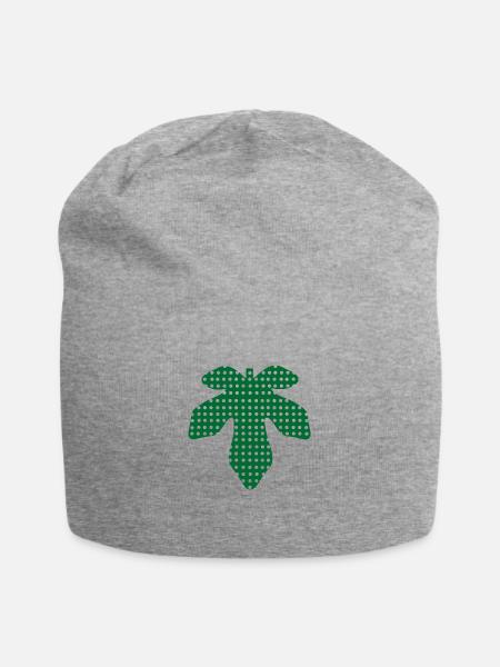 Feigenblatt - Jersey-Beanie - Grau meliert