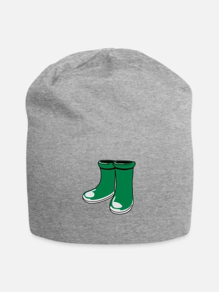 gummistiefel - Jersey-Beanie - Grau meliert