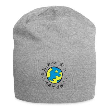 Earth's Ozone Layer Drawing - Jersey Beanie - heather grey - Front