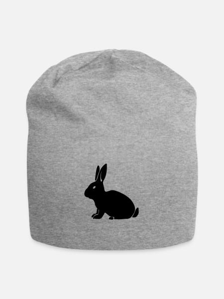 rabbit 1 - Jersey Beanie - heather grey