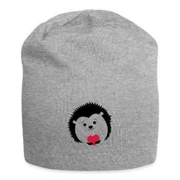 suesser_igel - Jersey-Beanie - Grau meliert - Vorne