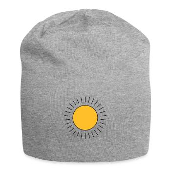 Sun - Jersey Beanie - heather grey - Front