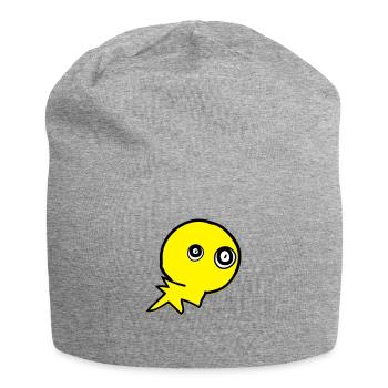 cute monster character - Jersey Beanie - heather grey - Front