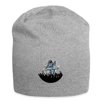 Dj - Jersey Beanie - heather grey - Front