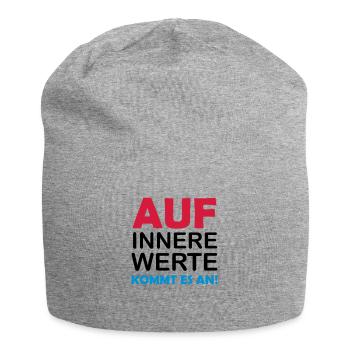 innere werte - Jersey-Beanie - Grau meliert - Vorne