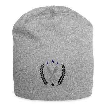 besteck - Jersey-Beanie - Grau meliert - Vorne