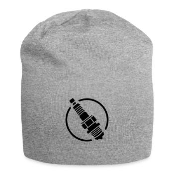 Bougie d’allumage - Tournevis moteur - Bonnet en jersey - gris chiné - Devant