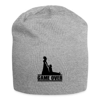 Fin du jeu - Bonnet en jersey - gris chiné - Devant