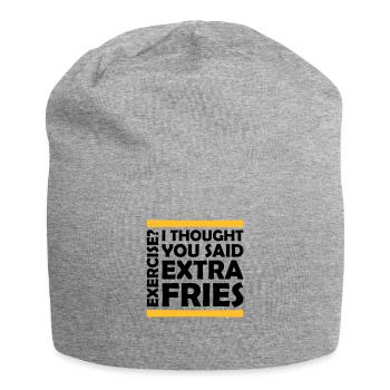 Exercice Extra Fries Citation - Bonnet en jersey - gris chiné - Devant