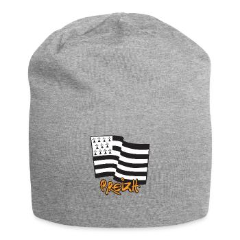 logo Jaune Moutarde - Bonnet en jersey - gris chiné - Devant