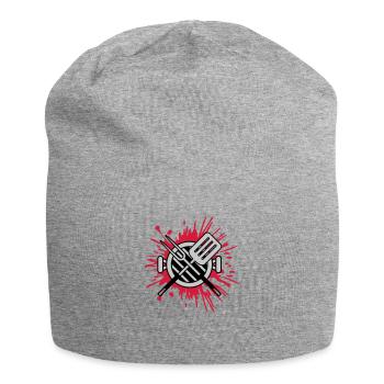 Splashes of Color Charcoal Grill Grill Master Barbecue - Jersey Beanie - heather grey - Front
