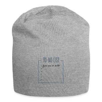 To-do list - Jersey Beanie - heather grey - Front