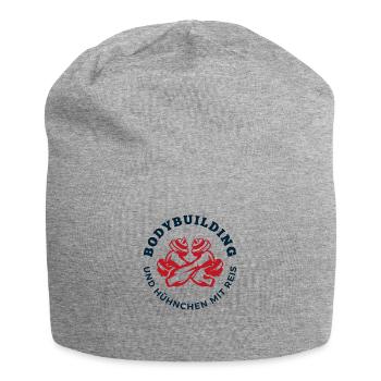 Hühnchen mit Reis 2 - Jersey-Beanie - Grau meliert - Vorne