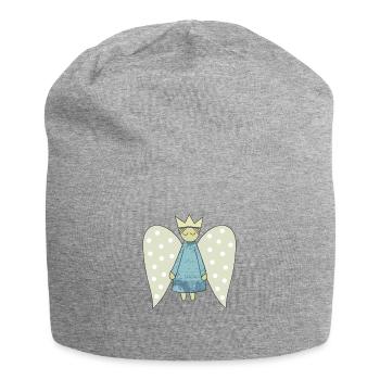 Der Flug des Weihnachtsengels - Jersey-Beanie - Grau meliert - Vorne