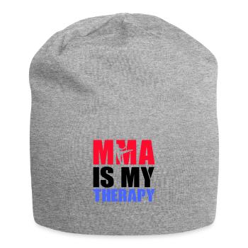 MMA Therapy - Jersey Beanie - heather grey - Front